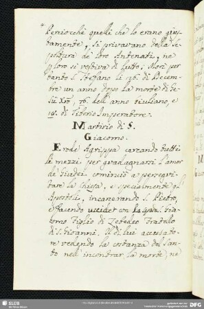 Martirio di San Giacomo.