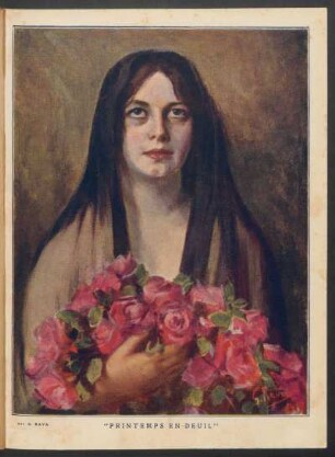"Printemps en deuil" - [Dibujo por C. Rava.]