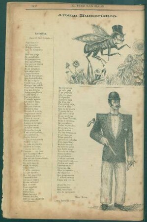 Álbum humorístico. : [Ilustración a la Letrilla de Felix Mora]