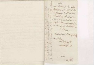 Notiz bezüglich Ludwig Georg von Reckert.