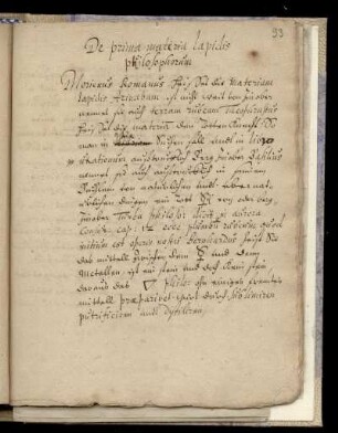 De prima materia lapidis philosophorum, dt.