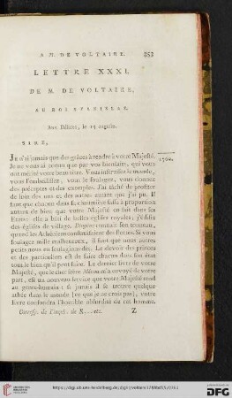 (Lettre XXXI - XL)