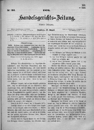 No. 34. 26. August 1876
