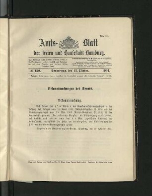 No. 159, 13. Oktober 1904.
