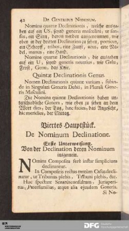 De Nominum Declinatione.