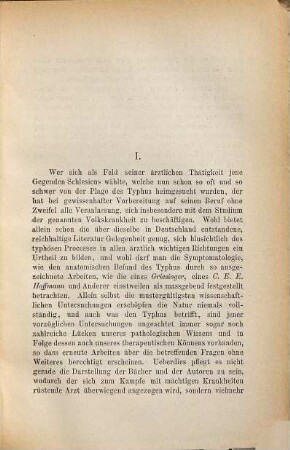 Beiträge zur pathologischen Anatomie des sporadischen Typhus abdominalis