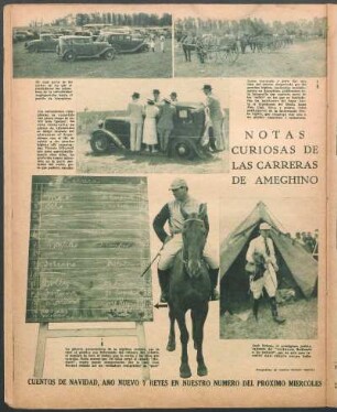 Notas curiosas de las carreras de Ameghino [Fotografías]