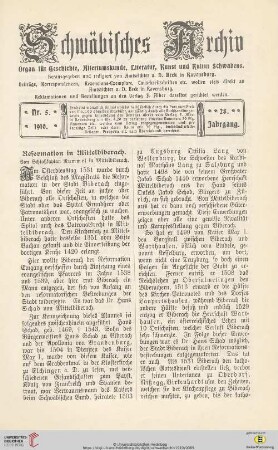 28: Reformation in Mittelbiberach