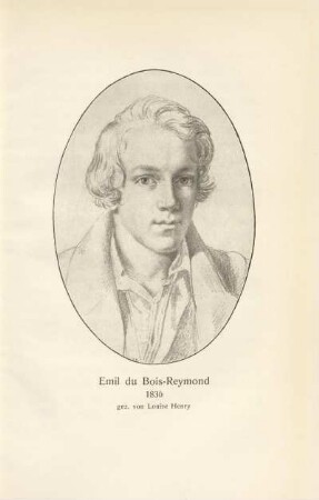 Emil du Bois-Reymond. 1836