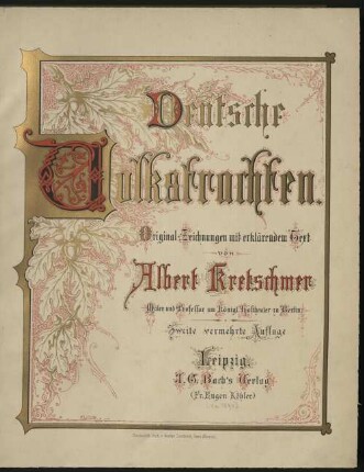 Deutsche Volkstrachten : Original-Zeichnungen mit erklärendem Text
