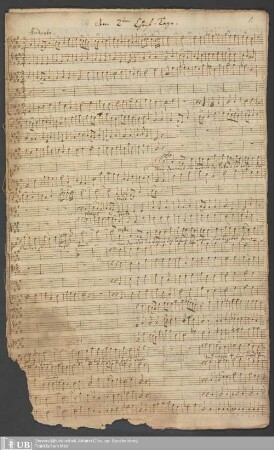 Ms. Ff. Mus. 1469 - Am 2ten Christ=Tage