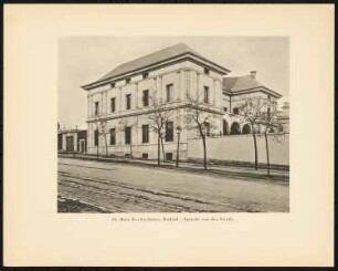 Wohnhaus Kuno Kocherthaler, Madrid: Straßenseite (aus: Alfred Breslauer, Ausgeführte Bauten 1897-1927)