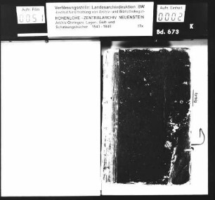 Beschreibung und Taxierung der herrschaftlichen Liegenschaften und Jagden in den Grafschaften Weikersheim, Künzelsau, Ohrdruf, Neuenstein und Öhringen.