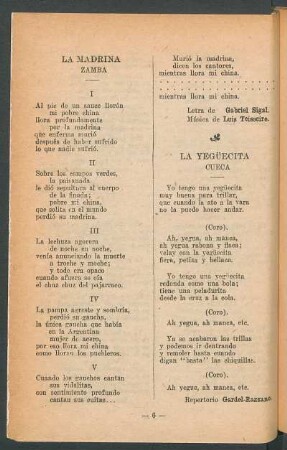 La yegüecita : Cueca