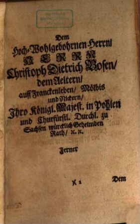 Christian Gerbers Unerkannte Sünden der Welt : sammt einem Bericht, von den Sünden der Menschen nach ihrem Tode. 3. Frankfurt, 1706