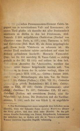 Beiträge zur gallo-keltischen Namenkunde, 1