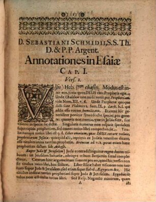 Commentarius super illustres prophetias Isaiae : Unacum Annott. in Josuam