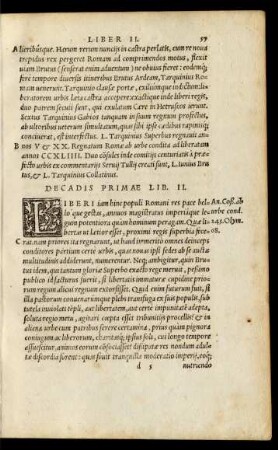 Decadis Primae Lib. II.