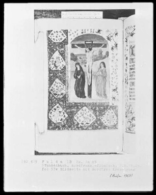 Stundenbuch, ad usum Romanum — Kreuzigung, Folio 33verso