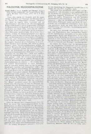 937-939 [Rezension] Grabner-Haider, Anton, Semiotik und Theologie