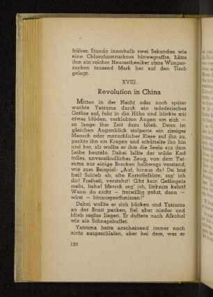 XVIII. Revolution in China