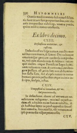 Ex libro decimo.