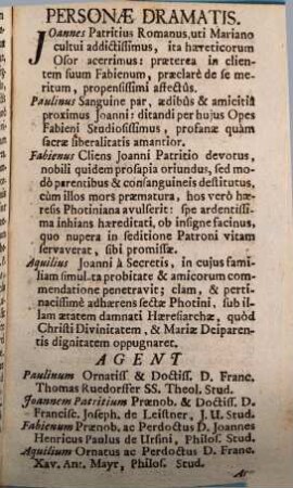 Architectura Mariana Exhibita : Cum Promulgaretur Maioris Congregat. Academ. Praefectus Reverend. & Relig. D. Jacob. Haraffl ...