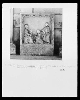Epitaph mit Madonna und zwei Stiftern