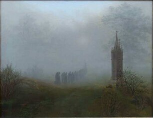 Prozession im Nebel