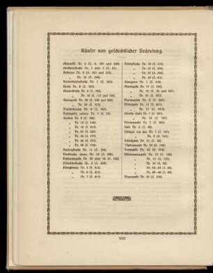 Häuser von geschichtlicher Bedeutung.