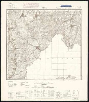 Meßtischblatt 5426 : Hilders, 1953 : Hilders. - Hrsg. 1906, letzte Nachtr. 1936, redakt. Änd. 1953 . - 1:25000. - [Berlin]: MdI, 1953. - 1 Kt.