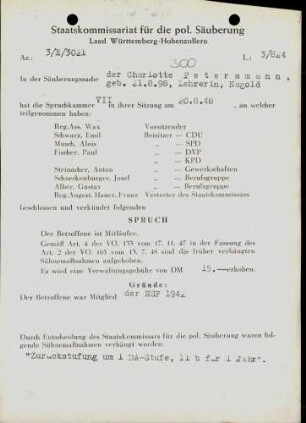 Petersmann, Charlotte