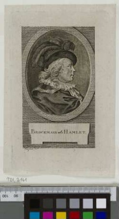 Brockmann als Hamlet