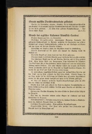 Abwehr des englischen Ansturmes südwestlich Cambrai.