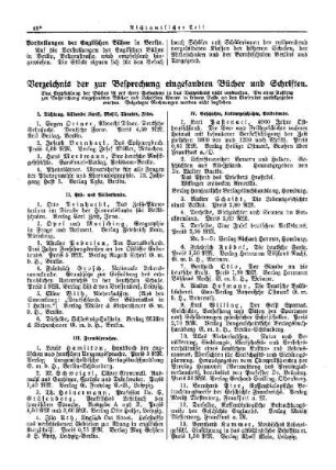 Vorstellungen der Englischen Bühne in Berlin : [Nichtamtlicher Teil]