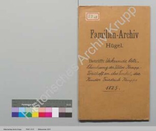 Verträge von Petronella Krupp. [siehe auch Inhaltsverzeichnis in WA 9 d 436 sowie auszugsweise Abschrift in WA 9 d 436a und WA 9 d 569]