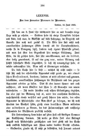 LXXXVIII. An den Senator Nonnen in Bremen.