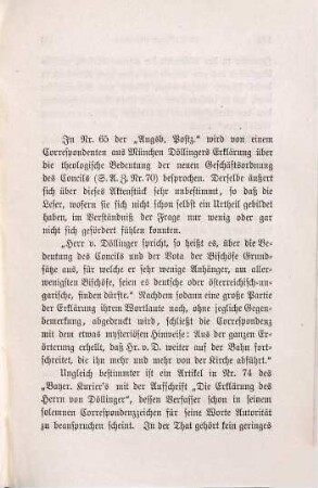 Ist Döllinger Häretiker?