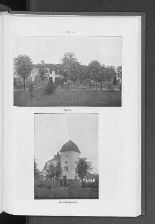Pavillon. Wirtschaftsgebäude.