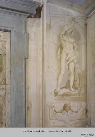 Wanddekorationen mit griechischen Gottheiten : Bacchus
