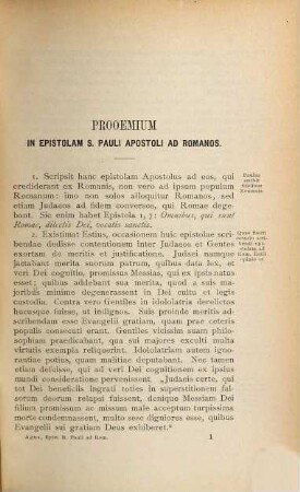 Epistola beati Pauli Apostoli ad Romanos