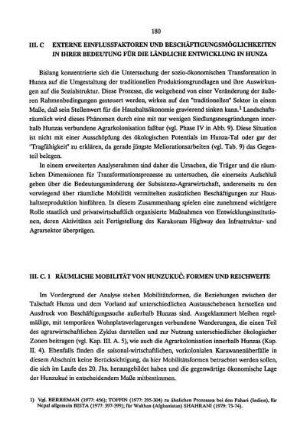 III.C.1. Räumliche Mobilität von Hunzucuċ: Formen und Reichweite