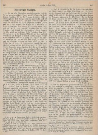 445-448 Literarische Notizen