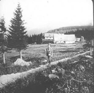 Riesengebirge. Weg zur Schlingelbaude (1067 m, 1894)