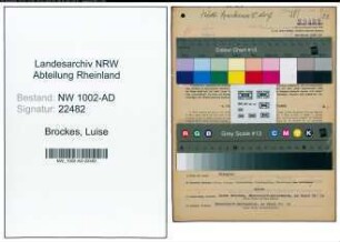 Entnazifizierung Luise Brockes, geb. 31.03.1911 (Buchhalterin)
