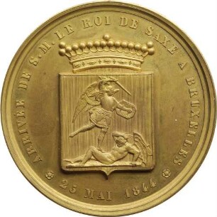 König Friedrich August II. - Besuch in Brüssel