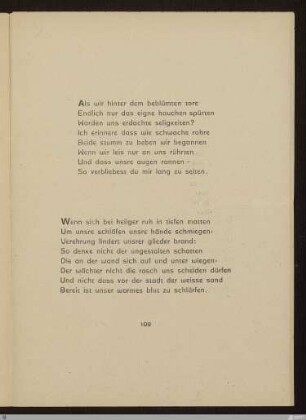 Als wir hinter dem beblümten tore : [SW III: keine Sigle]; [SW III, S. 88/144-145]