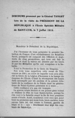 Discours