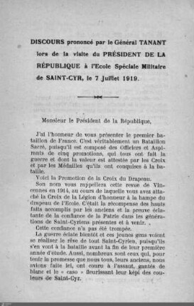Discours