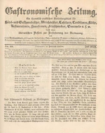 No. 30 (Juli 1842)